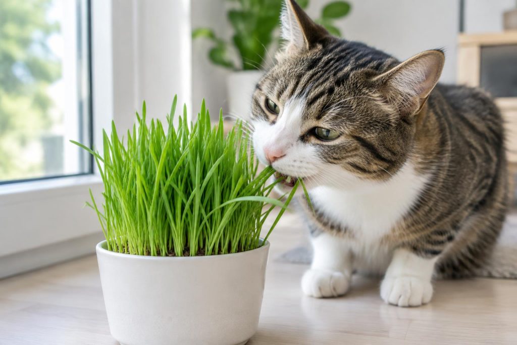 Herbe à chat : bienfaits, choix et mode d’emploi pour votre chat