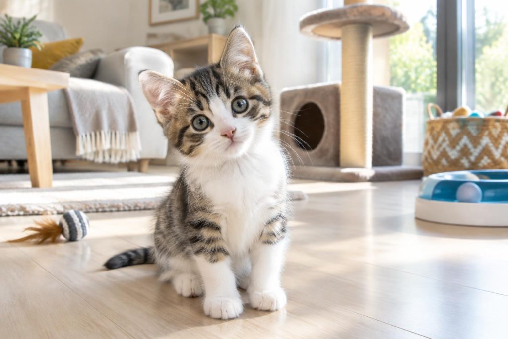 Mon chaton : le guide des premiers mois à la maison